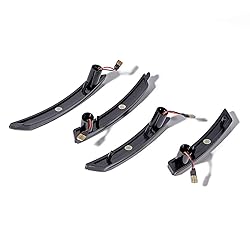 Set 4X Fron Rear Amber/Red Fender Side Marker Light