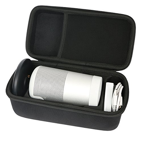 Khanka Dur Cas étui de Voyage Housse Porter pour bose soundLink Revolve Enceinte Bluetooth S’adapte Socle