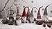 iGnome 17 Inches Handmade Christmas Gnome Decoration Swedish Figurines - 16 Inches (Grey 2)