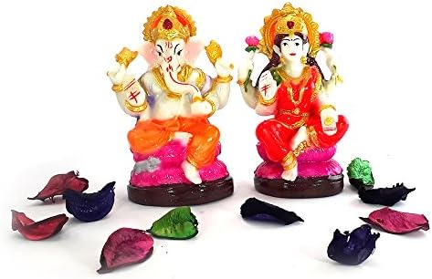 LOF Laxmi Ganesha Statue, Lakshmi Ganesha Idol Laxmi Ganesh Murti, Lakshmi Ganesha Showpiece, Diwali Gift Home Decoration Gift