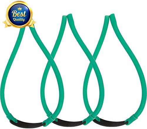 3-Pack Mythic Outdoors Heavy-Duty Slingshot Replacement Bands (Genuine Leather and Surgical-Grade Latex Tubing)
