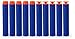 StillCool 7.2cm Foam Darts for Nerf N-Strike Elite Series (Dark Blue)