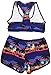 TOP HERE Women's Bandage Sporty Bathing Suit Boyleg Short Bikini Swimsuit