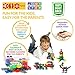 ETI Toys, STEM Learning, 104 Piece Lil Engineers Build-A-Thon. Build Train, Motor Bike, Rocket, Endless Designs. Safe, Creative Skills Development. Toy for 4, 5, 6 Year Old Boys and Girls