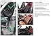 Skysep Crown Car Seat Covers, Fully Surrounded Unisex Seat,Winter Leather Seats Car,PU Leather and 3D Breathable Fabric (Black-White)