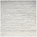 Safavieh Adirondack Collection ADR113B Ivory and Silver Modern Abstract Square Area Rug (8' Square)