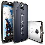 Ringke Shock Absorption Scratch Resistant Drop Protection Bumper Case Cover for Nexus 6 - Smoke Black