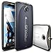 Ringke Shock Absorption Scratch Resistant Drop Protection Bumper Case Cover for Nexus 6 - Smoke Black