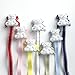 Baby Buddy Universal Pacifier Holder Clip - Snaps to Paci or Attach with Universal-Fit Silicone Ring - Pacifier Clip for Babies 4+ Months/Toddler Boys & Girls, Pink with White Stitch