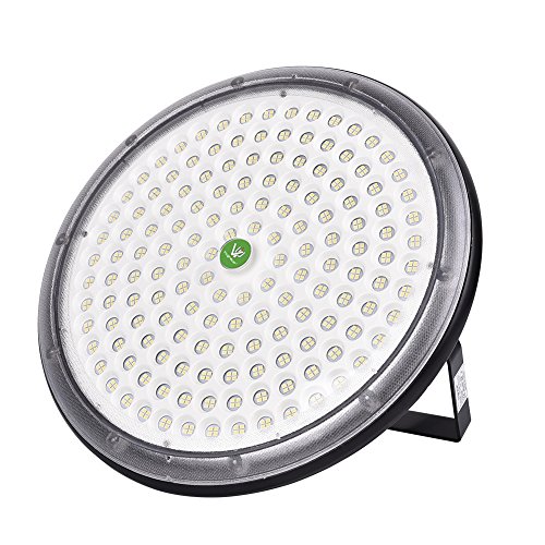 Viugreum LED High Bay Lighting, 150W UFO Hi Bay Light, 15000LM Daylight White (6000K) Commercial Bay Lighting for Warehouse, Factory, Workshop, Gymnasium, Basement Parking(Ship from USA,take 3-7 Days)