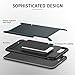 ESR iPhone 8 Plus, iPhone 7 Plus Case, Rugged Heavy Duty Bumper Armor Case 360 Protective Shock-Absorption Cover, Hard PC Back with Flexible TPU Bumper Case for iPhone 8 Plus/7 Plus(Black)