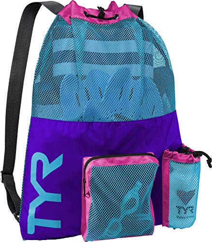  TYR LBMMB3-545 Big Mesh Mummy Backpack Purple/Blue, One Size