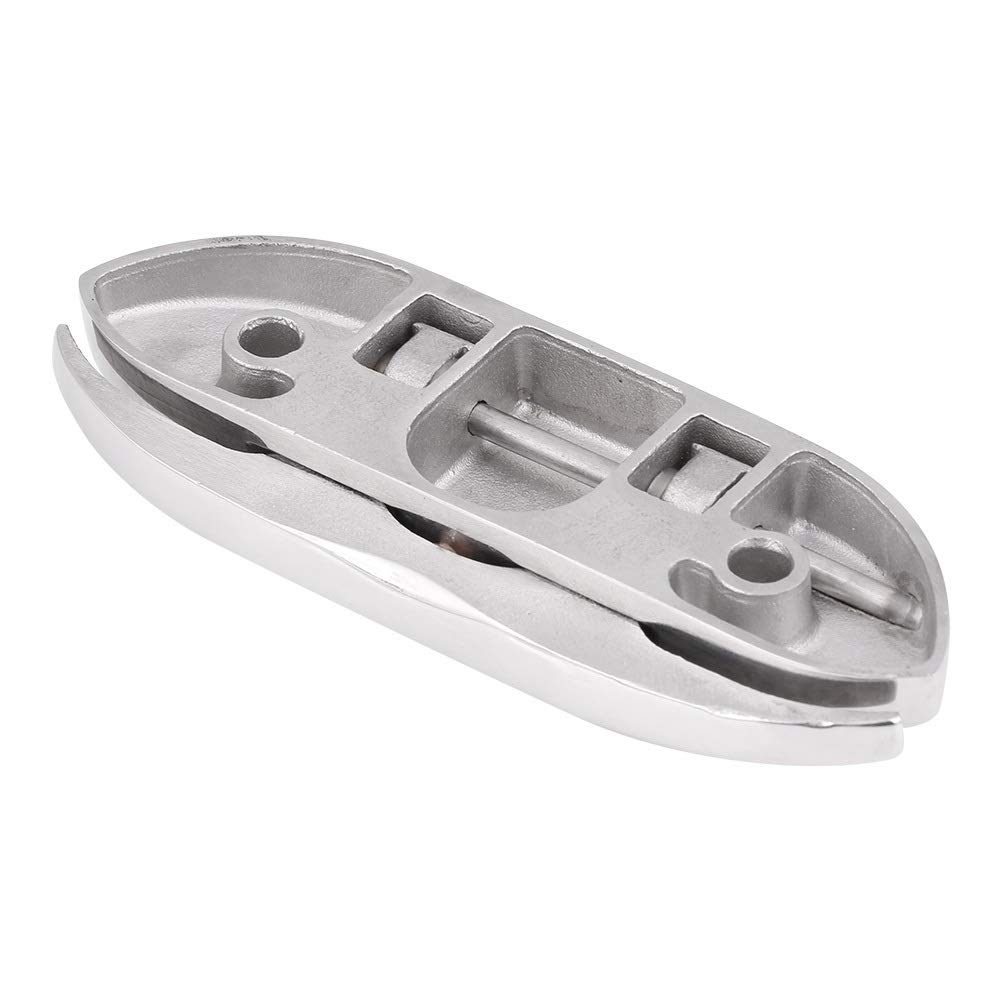 Marine Boat Flip Up 41/2 Folding Cleat Dock Stainless Steel w