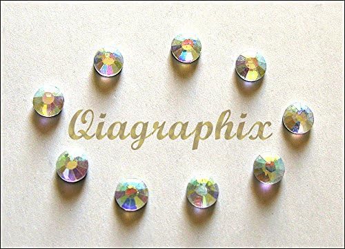 Qiagraphix SS30ABa: 3x 288 Pcs (6 gross) DMC Iron On Hotfix Crystal Rhinestones Clear AB SS30, 6.4~6.6mm