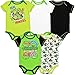 Nickelodeon Baby Baby-Boys Infant Newborn TMNT 5 Pack Creeper, Green, 3-6 Months