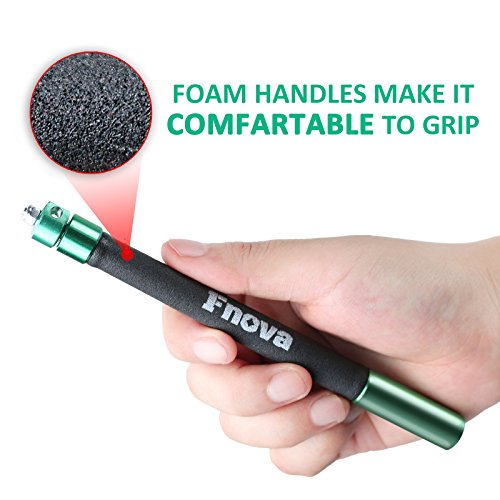 Fnova Jump Rope, Crossfit Speed Ropes Best for Double Unders, WOD, MMA, Boxing & Fitness Training, 10 ft Adjustable Cable, Comfortable Foam Handle, Bonus Carrying Bag and Replacement Parts
