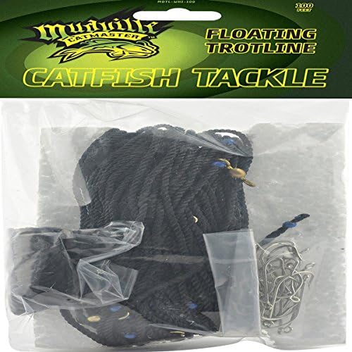 Mudville Catmaster Floating Trotline-120 Ft-Blk Fishing Products