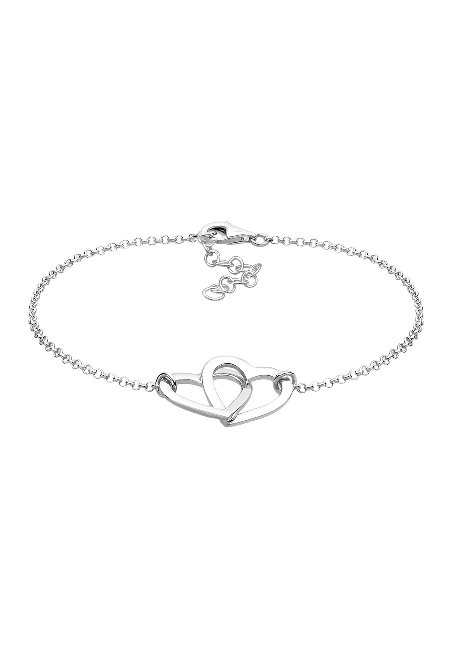 Elli Bracelet Women Connected Heart Symbol Classic in 925 Sterling Silver