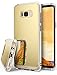 Ringke Fusion Mirror Compatible with Galaxy S8 Plus Case Bright Reflection Radiant Luxury Mirror Bumper Shock Absorption Technology Stylish Protective Cover for Samsung Galaxy S8 Plus - Royal Gold