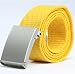 YUTIA Unisex Solid Color Casual Canvas Belt