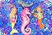 Dew Drops Ocean Water Beads Mermaid Lagoon Tactile Sensory Toys Bin Kit - Mermaids Seahorse and Dolphin Toy Animals Included