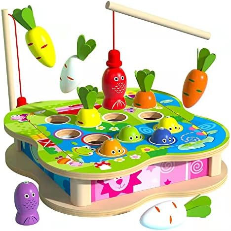 Evoceler Busy Book With Magnetic Fishing & Coloring – Montessori Sensory Toy For Toddlers 18+ Months