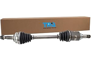 TRQ Front Driver Side CV Axle Assembly Compatible with 09-10 Toyota Corolla LE S XLE 11-18 Corolla 19 Corolla Sedan CVT 09-13 Matrix Base Model 09-10 Pontiac Vibe 1.8L