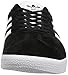 Adidas Originals Men's Gazelle Lace-up Sneaker,Black/White/Gold Met.,8 M US