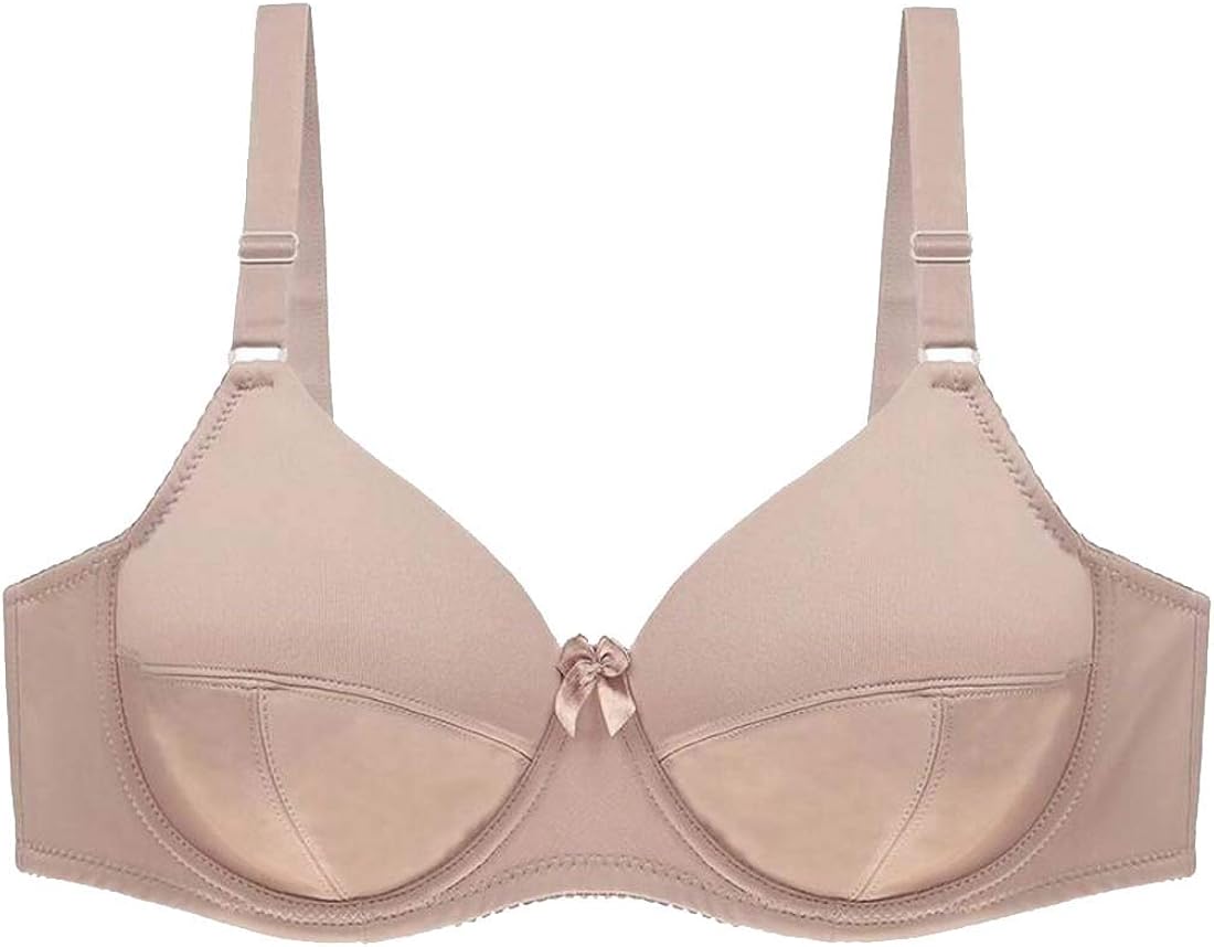 H&E Womens Thin Full Figure Pushup Full Figure Lingerie Breathable Bras Khaki 38E Amazon.co.uk