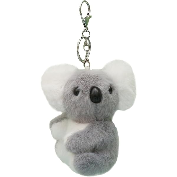 Amazon.com: Alipis Cute Koala Keychain Lanyard Plush