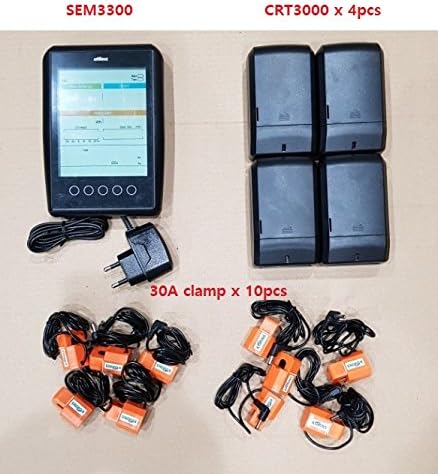 Korins MyWatt 10ch. Wireless Electricity Monitor & Logger with Cloud Service, SEM4000-30A with 10pcs of 30A clamp including 2 years web cloud service