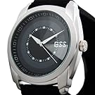 ESS Brand New Men's Unisex Black Classic Value Rubber Fashion Quartz Wrist Watch WM254-ESS