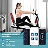 Indoor Recumbent Exercise Bike with Pulse, Stationary Cycling Bike with Bluetooth, 8Level Magnetic Resistance…