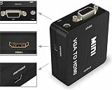 Multibao VGA to HDMI Audio Video Converter Adapter 1080P USB Power for HDTV PC view 5