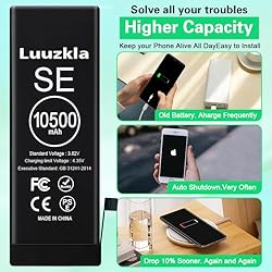 Luuzkla 10500mAh (2024 New Upgrade) Battery