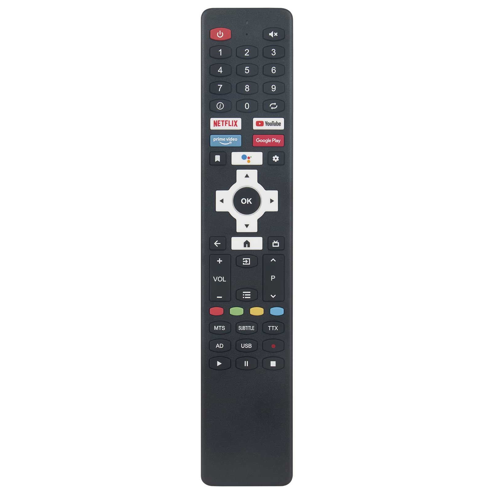 ALLIMITY Replace Remote Control fit for DYON Smart TV Smart 42 AD 2, Smart 32 AD 2, Smart 40 AD 2, Smart 43 AD 2