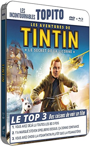Les Aventures De Tintin : Le Secret De La Licorne - Blu-Ray+ Dvd - Édition Boîtier Métal Futurepak