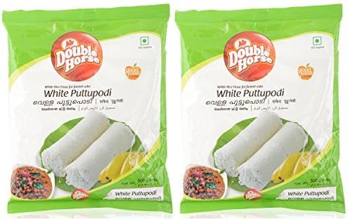 White Puttu Podi (500 grams Pack of 2)