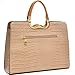 Exquisite Womens Designer Briefcase Laptop, Tablet, Ipad Bag (Beige)
