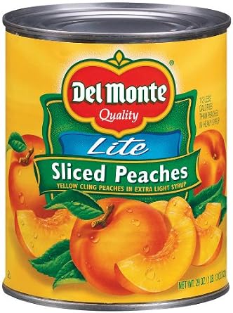 Del Monte Peach lite yc sli 52426 29oz (024000017455)