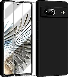 Dssairo 3 in 1 for Google Pixel 7 Case, with 2 Pack