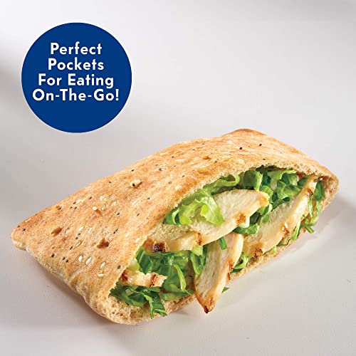 Toufayan Bakery, Original Plain Smart Pockets Pita Bread, Low Sodium