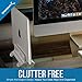 SABRENT Aluminum Vertical Laptop Stand MacBook Holder (AC-HLDS)