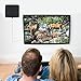Get TV Antenna, Indoor Amplified HDTV Antenna with 50 Mile Range Detachable Amplifier Signal Booster and 13.2FT High Performance Coax Cable for Better Reception