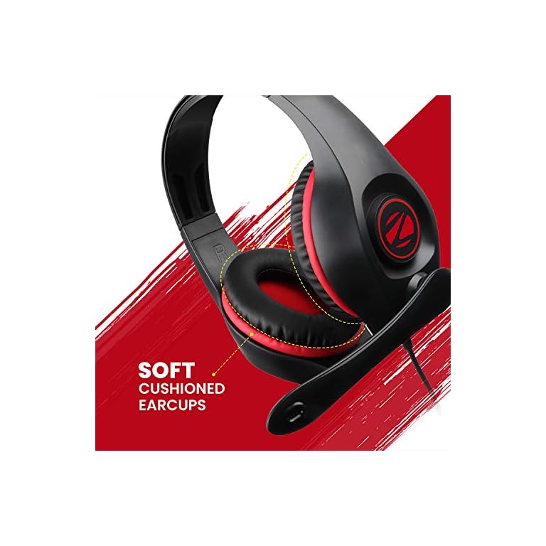 ZEBRONICS ZebGrace U USB Headphone with Mic, for PC/Laptops