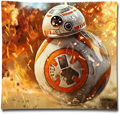 DJDO Star Wars BB8 Pillow Case Cushion Pillow Cover 45Cm*45Cm Two Sides