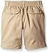 French Toast Little Girls' Toddler Pull-On Short, Khaki, 3T