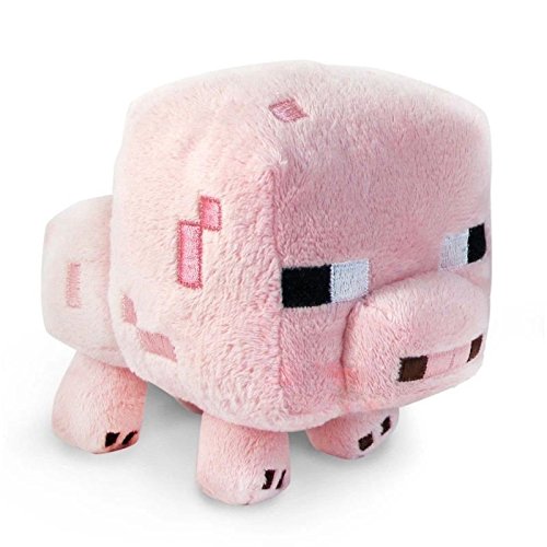 BEISTE 7-Inch Minecraft Animal Pig Plush Toy