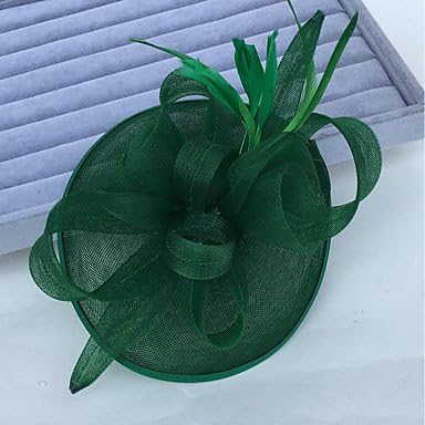 XZX Jewellery Feather Net Headpiece-Wedding Party/ Evening Fascinators Hats 1 Piece