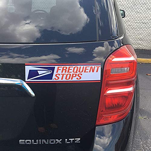 Rural Postal Carrier Sign, "FREQUENT STOPS" Sign for US Mail